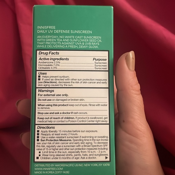 Innisfree Daily Defense UV Sunscreen SPF 36 No White Cast - Picture 4 of 7